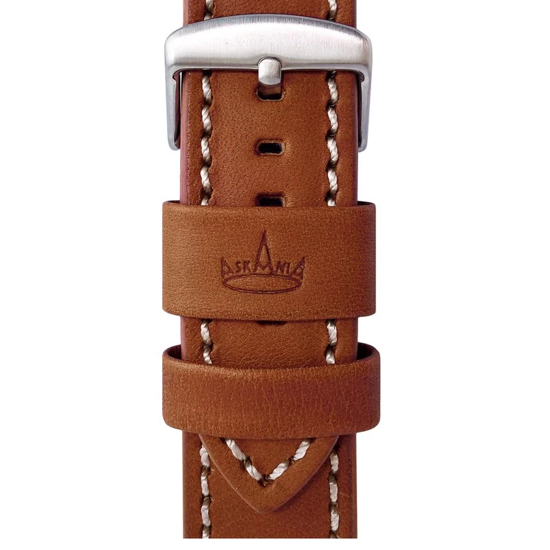 Askania Lederband Braun (Rustico) 2 Askania Lederband Braun (Rustico) – Bild 2