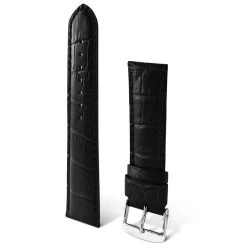 Askania Lederband Schwarz Variante B (Krokoprägung) -Modeuhren askania lederband schwarz variante b krokopraegung4