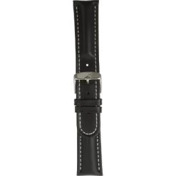 Lederarmband Schwarz Gefüttert