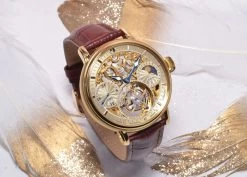 Poljot International Tourbillon Skeleton -Modeuhren poljot international tourbillon skeleton 43